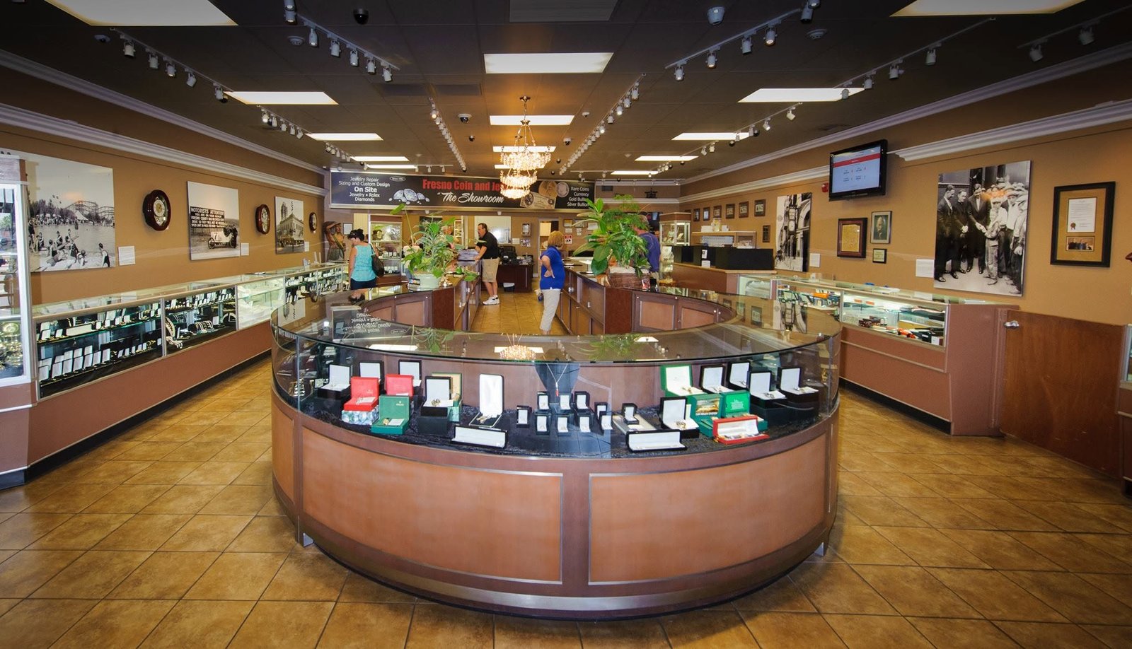 The Showroom floor at Fresno Coin Gallery